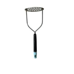 Vintage Potato Masher Black & Blue‎ Handle